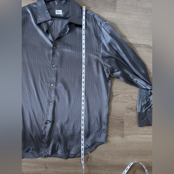 Armani Collezioni 100% Silk Dress Shirt - Picture 7 of 9